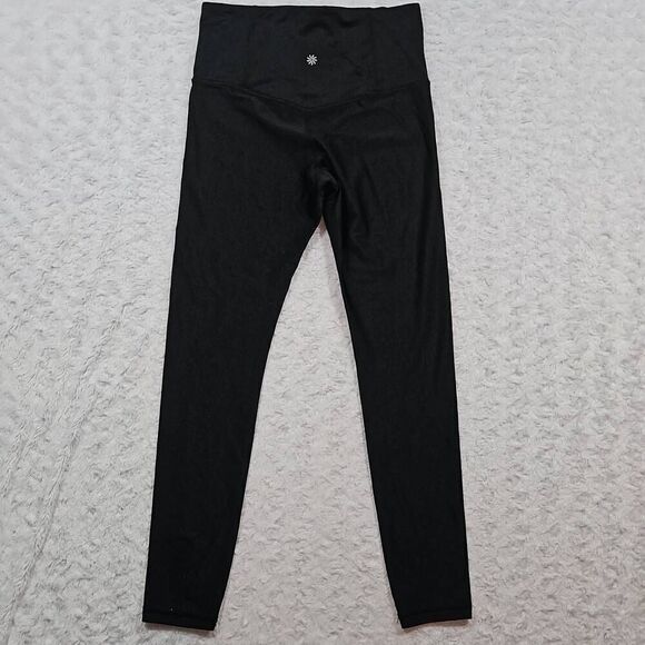 Athleta Elation Shine Tight Size Small Petite SP Black Workout Gym Yoga #985227 - Picture 6 of 7